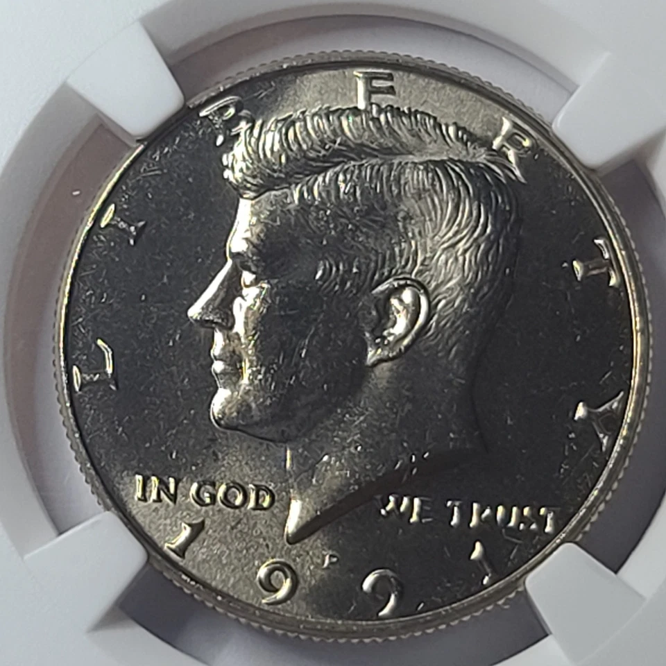 1991 P KENNEDY HALF DOLLAR NGC MS66 8163709-044 - Image 3 of 4