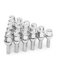 M12x1.25 Stock Wheel Lug Bolt, 20Pcs Solid ET 19mm Hex M12x1.25 for Cherokee