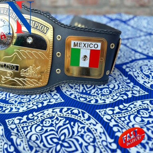 Domed Globe World Heavyweight Championship Belt Replica Title 2mm Brass - Picture 3 of 6
