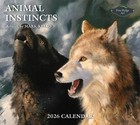 PINE RIDGE ART 2026 Animal Instincts Wall Calendar