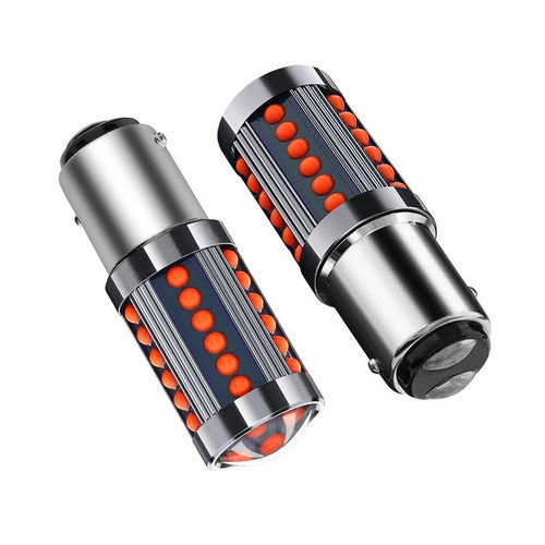 2X Car 1157 BAY15D 36 COB LED Red Tail Lamp Car Signal Brake Light Parking Bulb - Picture 9 of 12
