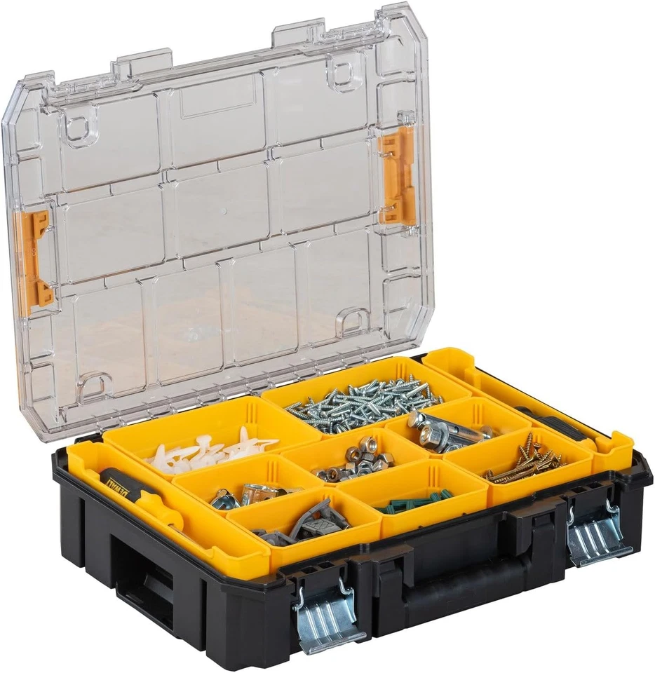DEWALT TSTAK Tool Organizer, Small Parts and Screw Organizer Tool Box with Remov - Image 2 of 4