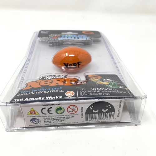 World's Smallest Nerf Football Miniature Collectible Dollhouse 2021 Hasbro - Picture 3 of 3