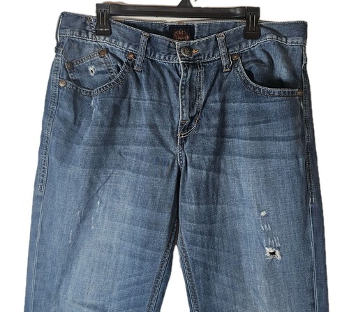 Rock And Republic Henlee Bootcut Henlee Denim Size 36x32 Distressed R Pockets - Picture 3 of 9