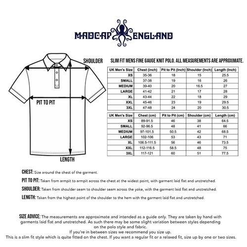 NEW MADCAP ENGLAND MOD RETRO 50s 60s 70s MENS STRIPE KNITTED POLO FOLKLORE MC421 - Picture 19 of 19