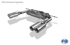  Duplex Sportauspuff VW Eos V6 2x80 rund mit Abs.