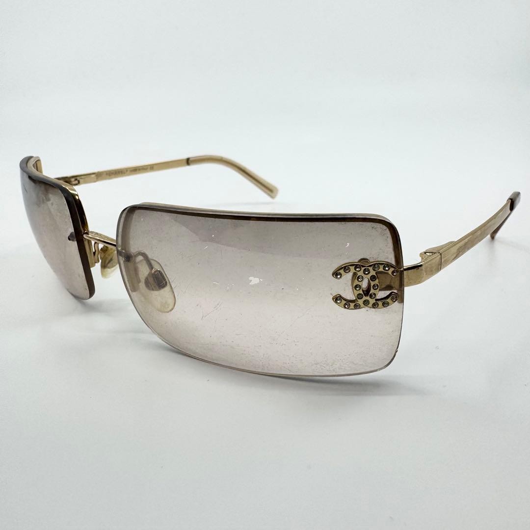 シャネル サングラス メガネ リムレス ココマーク ラインストーン 4104-B 楽天市場】CHANEL シャネル サングラス ココマーク ラインストーン