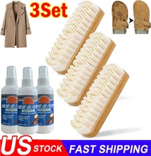 Suede Restorer Shoe Care Brush Crepe Rubber Refresh Cleaner Boots Cleaning_US