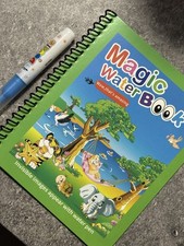 Children's Water Magic Painting Colouring Reusable Drawing Books with Pens