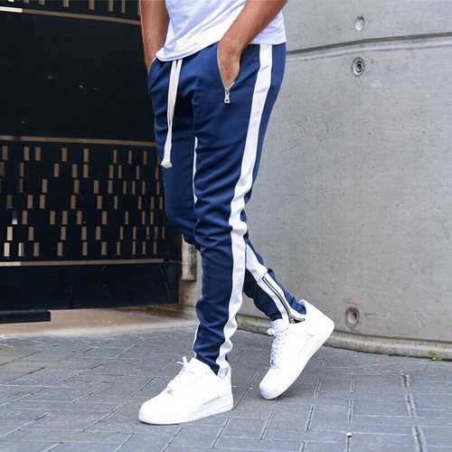 Mens Gym Slim Fit Tracksuit Bottoms Skinny Jogging Joggers Sweat Pants Trousers! - Picture 19 of 30