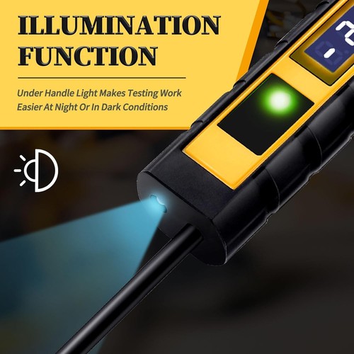 4-75V DC Automotive Test Light, LCD Digital Light Tester with Yellow  - Picture 5 of 7