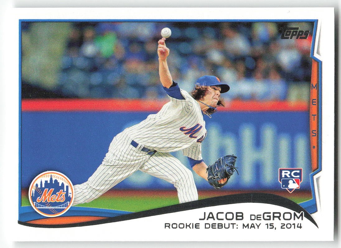 2014 Topps Update #US-57 Jacob deGrom BASEBALL New York Mets