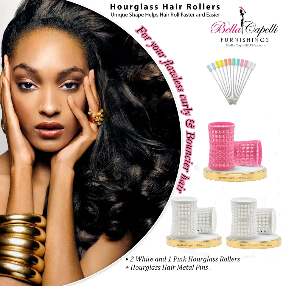 Hourglass All Hair Types Unisex Rollers- Yellow HGR 27mm/1.06in – Pack of 12 - image 4 of 4