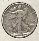 1944 Walking Liberty Silver Half Dollar - 90% Silver - Philadelphia Mint - 50c