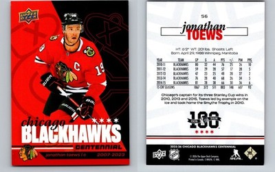 2025-26 Upper Deck Chicago Blackhawks Centennial Base Cards U Pick from List