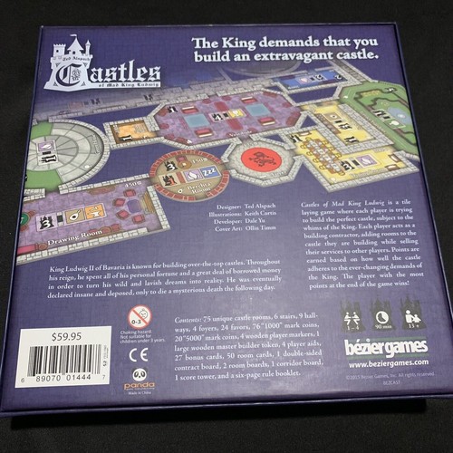Castles Of Mad King Ludwig Board Game - Picture 6 of 7