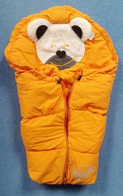 Mucki P 5 Odenwälder Babynest, Fußsack, Orange