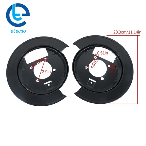 for Chevy Silverado GMC Sierra Tahoe 8893588 924-209 Rear Brake Dust Shields - Imagen 5 de 12