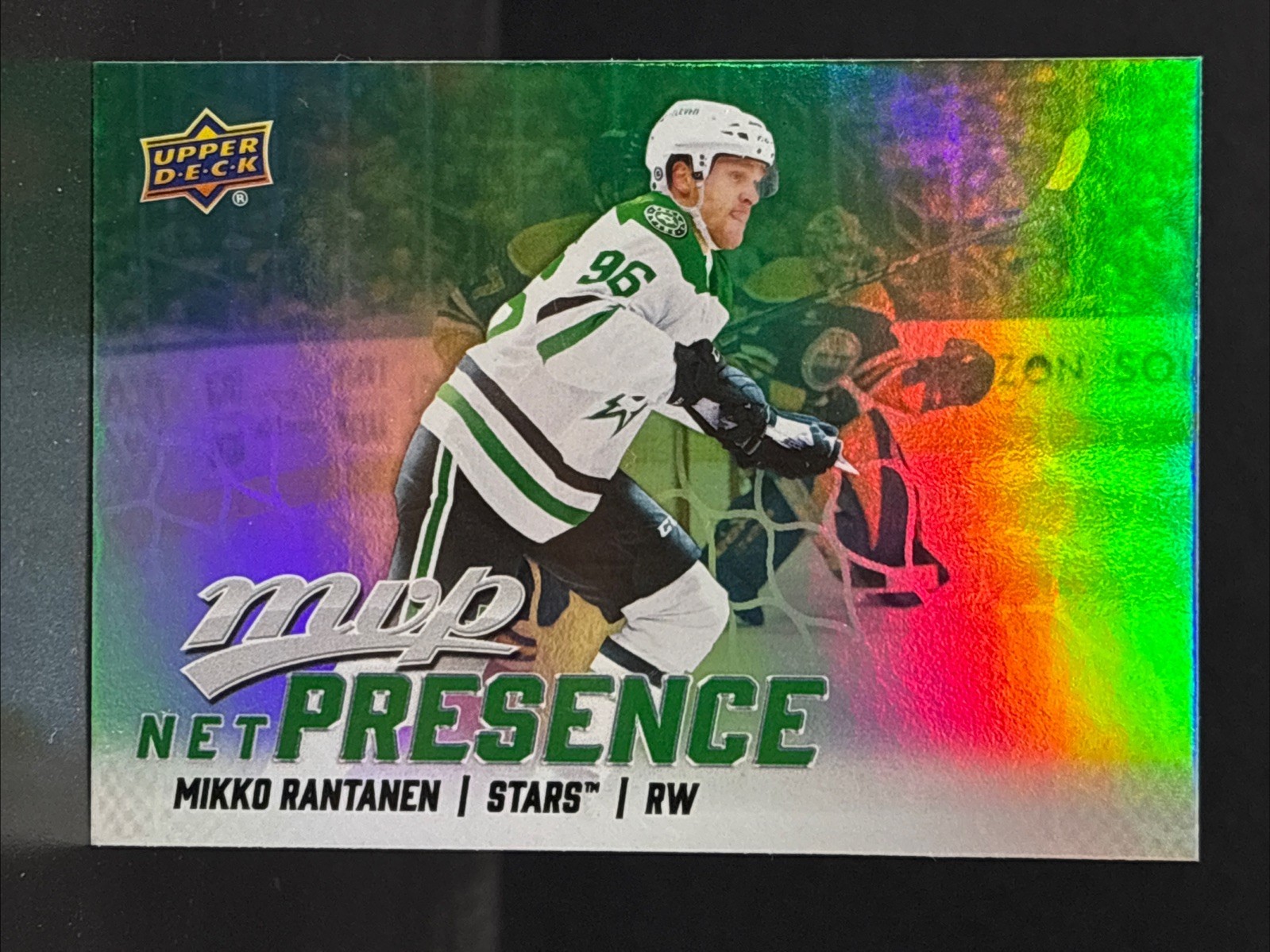 2025-26 Upper Deck MVP Mikko Rantanen Net Presence Card #NP-7
