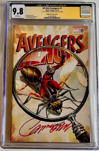 All-Out Avengers #1 CGC 9.8 JSA (2022) - Firmado por J. Scott Campbell - Variante A - Imagen 2 de 5