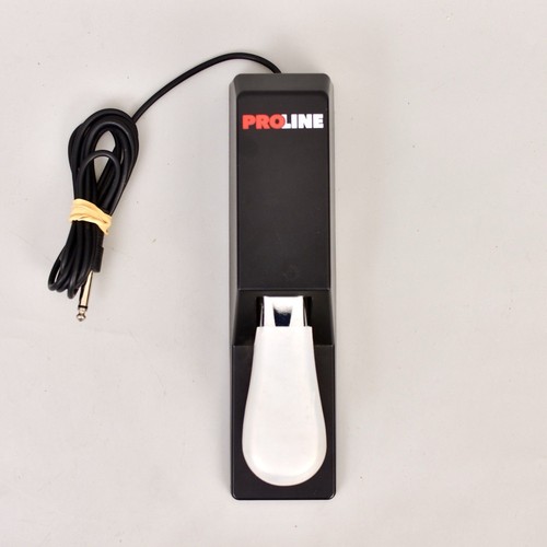 FAST SHIP PRO-LINE KEYBOARD SUSTAIN FOOT PEDAL PROLINE FOR 1/4" INPUT JACK PLUG