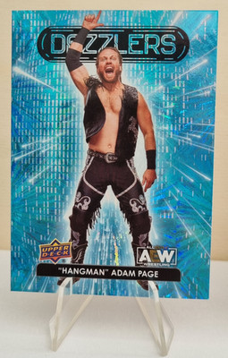 2023 Upper Deck AEW All Elite Wrestling Dazzlers Blue #DZ-8 Hangman Adam Page