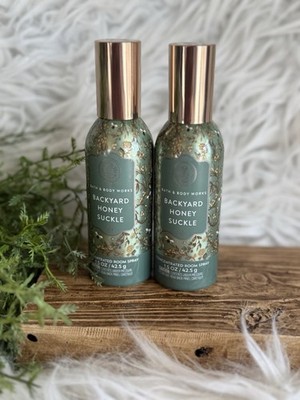 2Pc Bath & Body Works Fragrance Backyard Honey Suckle Concentrated Room Spray