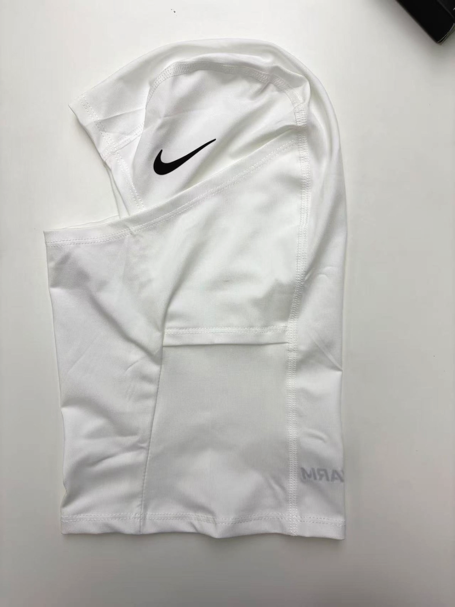 Nike Pro Hyperwarm Hood Therma Fit Unisex White Ski Mask Ships