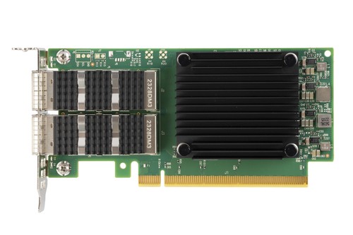 Network card Dell Mellanox ConnectX-6 Dx 2x100GbE QSFP56 PCIe 4.0x16 F6FXM - Afbeelding 2 van 4