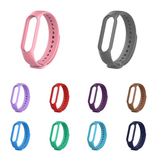 Bracelet de Remplacement en Silicone pour Xiaomi Mi Band 5/6 - Ajustable et Colo