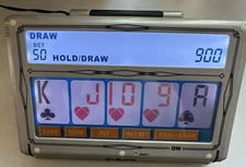 RecZone Portable Color Touch Screen 7 In 1 Video Poker Electronic Tabletop Game