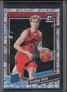 2023-24 Donruss Optic #212 Gradey Dick Fast Break Disco RC