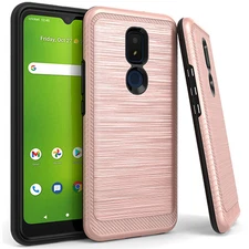 GSA Brushed Case w/Edge Design for Cricket Icon 3 - Rose Gold