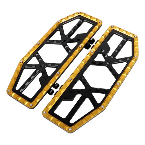 MX Style Front Rear Floorboard Footboard For Harley Heritage Springer Road King - Picture 6 of 17