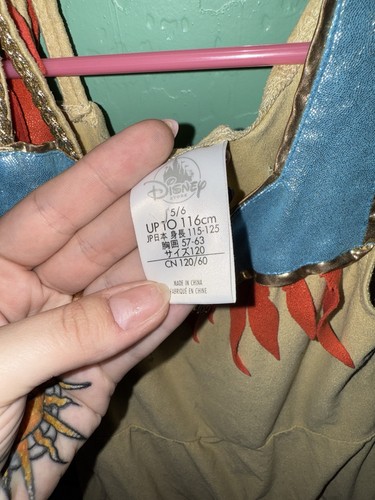 Disney Prinzessin Pocahontas Kostüm Größe 5 Mädchen Kinder - Bild 3 von 8