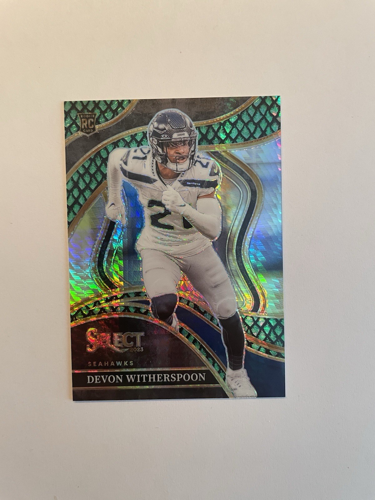 2023 Panini Select - Club Level Devon Witherspoon Dragon Scale Prizm /70 (RC)