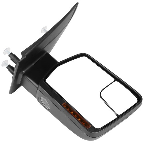 Power Heated Puddle Light Signal Tow Mirrors For 2004-2014 Ford F150 F-150 - Picture 3 of 21