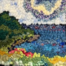 Sweet Bay 6" X 6" Primitive Rug Hooking Kit on Burlap/Deanne Fitzpatrick