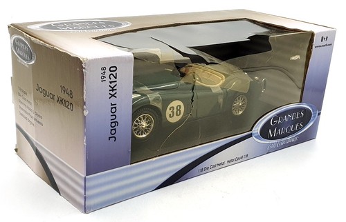 Ertl 1/18 Scale Diecast 33629 - Jaguar XK120 1948 #38 - Racing Green - Picture 5 of 5