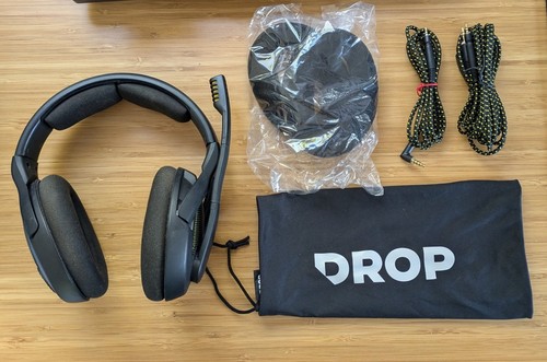 Drop EPOS PC38X Ohrmuschel kabelgebunden Headset schwarz - wenig benutzt alles dabei