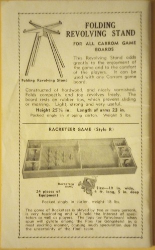 1937 Carrom Game Boards Advertising Items - Picture 4 of 13