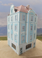 Faller HO Scale BUILT Model-City Corner House & Shops - 62 Goethe Street #130906