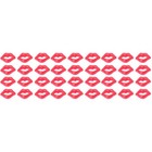 150 stücke DIY Kleidung Zubehör Rote Lippen Form Mobiltelefon Case Aufkleber