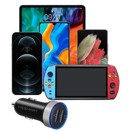 Schnell 2 Port 5V/3.1A Auto Ladegerät LED für Samsung Galaxy S25 S24 Ultra FE Handys - Bild 3 von 8