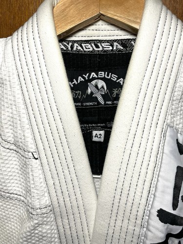 Hayabusa Herren Goorudo 3 Gold Weave Jiu Jitsu Gi Weiß Größe A2 - Bild 2 von 6