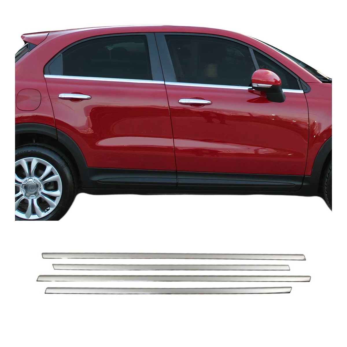 Full Hood & Fender + Mirror Kit | FIAT 500x 2016 Full Hood & Fender + Mirror Kit | FIAT 500x 2016