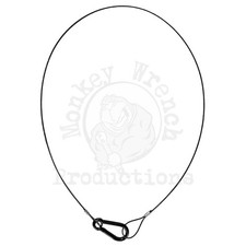 Safety Cable 36" 1/16" Cable, Black