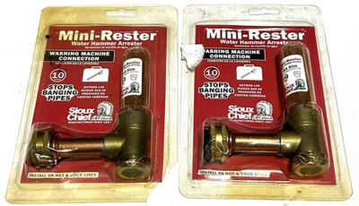 #ad Sioux Chief Mini Rester Water Hammer Arrester 660 H AA Washing Machine 2Pk $19.97