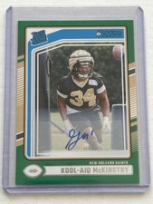 2024 PANINI DONRUSS SP GREEN RATED ROOKIE AUTO #315 Kool-Aid McKinstry