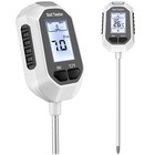 YAMRON 4-in-1 Soil Moisture Meter Digital PH Temperature Sunlight LCD Display